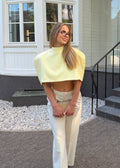 Butter Yellow Sculpt Top