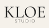 Kloe Studio logo on a beige background